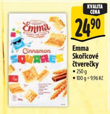 Emma Skořicové čtverečky