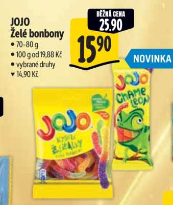JOJO Želé bonbony