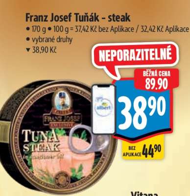 Franz Josef Tuňák steak