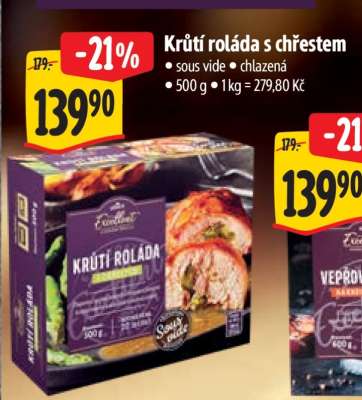 Krůtí roláda s chřestem