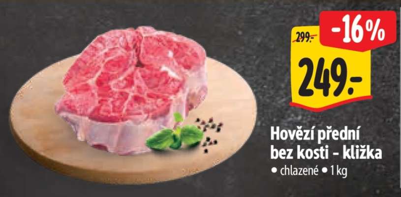Hovězí přední bez kosti – kližka