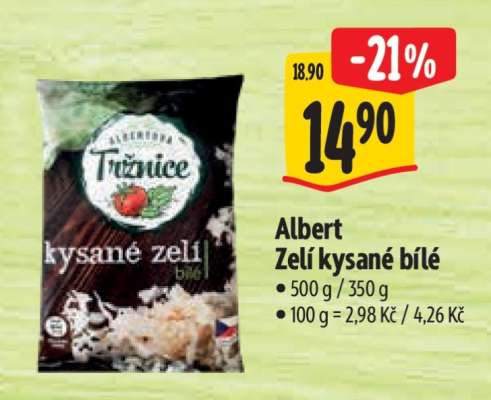 Albert Zelí kysané bílé
