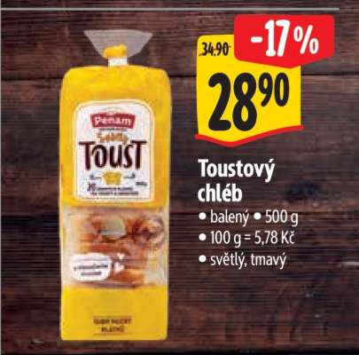 TOUSTOVÝ CHLÉB
