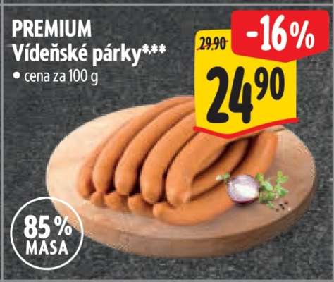 PREMIUM Vídeňské párky
