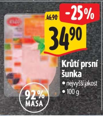 KRŮTÍ PRSNÍ ŠUNKA
