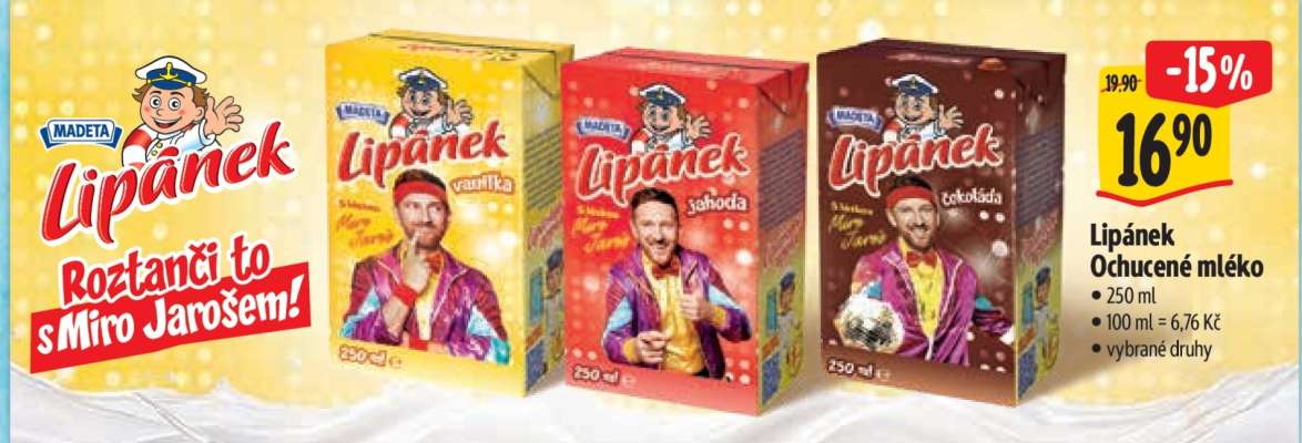 LIPÁNEK OCHUCENÉ MLÉKO