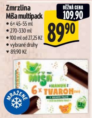 Zmrzlina Míša multipack