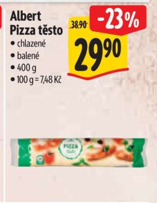 Albert Pizza těsto