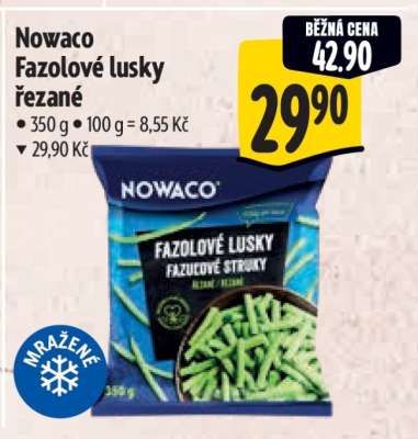Nowaco Fazolové lusky řezané