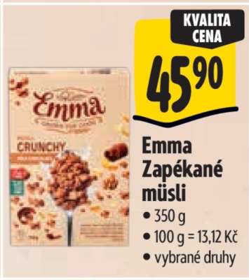 Emma Zapékané müsli
