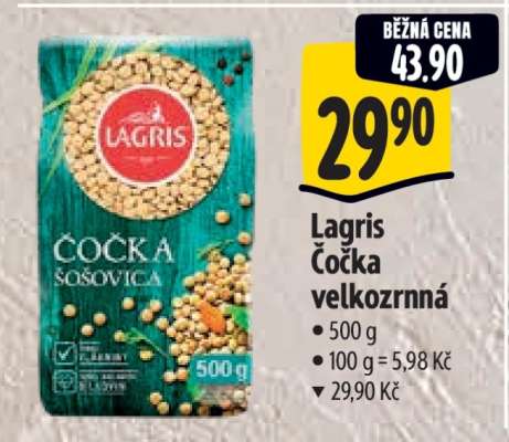 Lagris Čočka velkozrnná