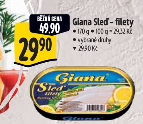 Giana Sleď filety