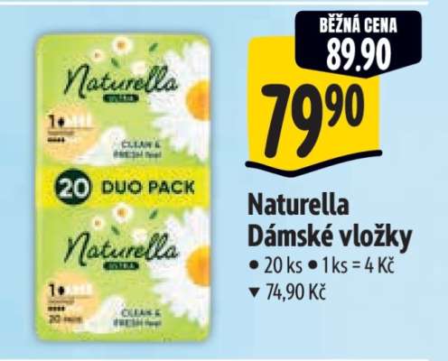 Naturella Dámské vložky