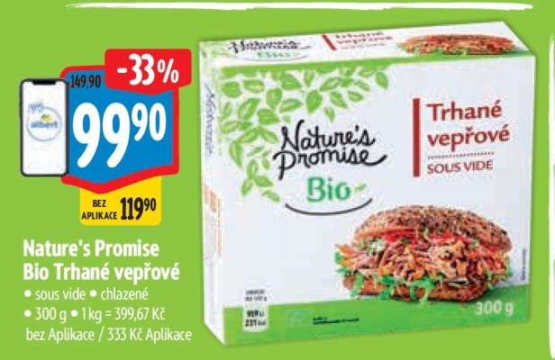 Nature’s Promise Bio Trhané vepřové