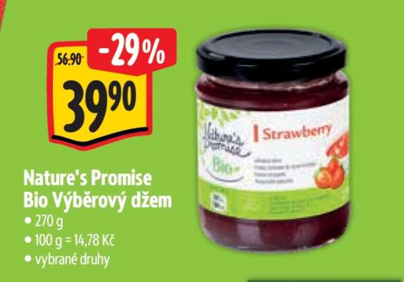 Nature’s Promise Bio Výběrový džem