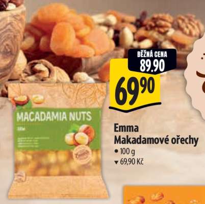 Emma Makadamové ořechy