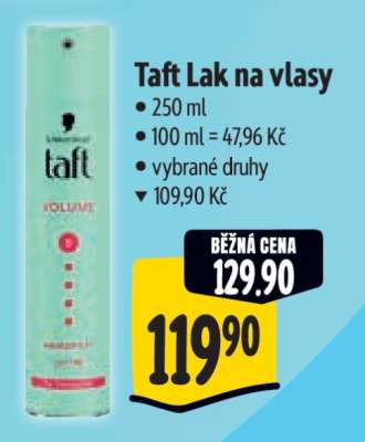 Taft lak na vlasy