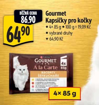 GOURMET Kapsičky pro kočky