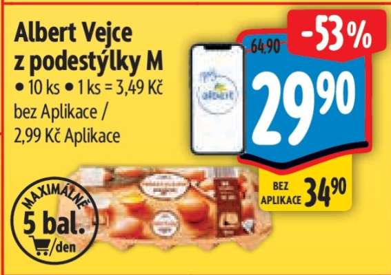 Albert Vejce z podestýlky M