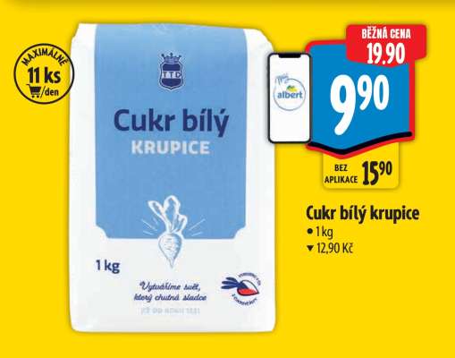 Cukr bílý krupice