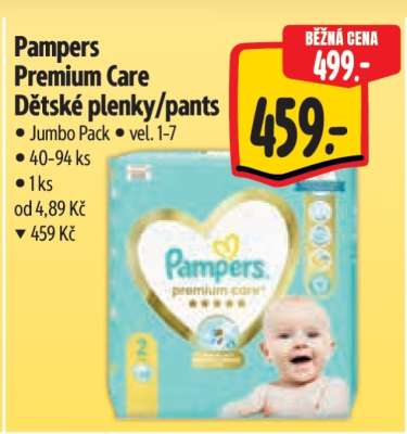 Pampers Premium Care Dětské plenky/pants