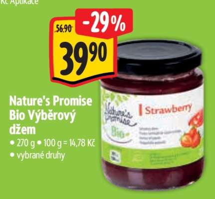 Nature’s Promise Bio Výběrový džem