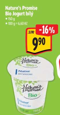 Nature’s Promise Bio Jogurt bílý