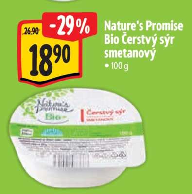 Nature's Promise Bio Čerstvý sýr smetanový