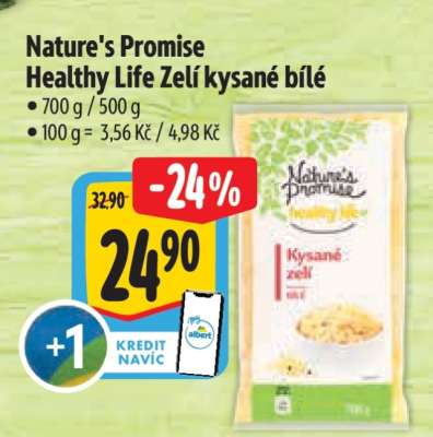 Nature's Promise Healthy life Zelí kysané bílé