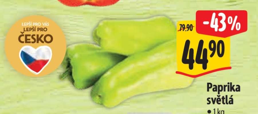 Paprika světlá