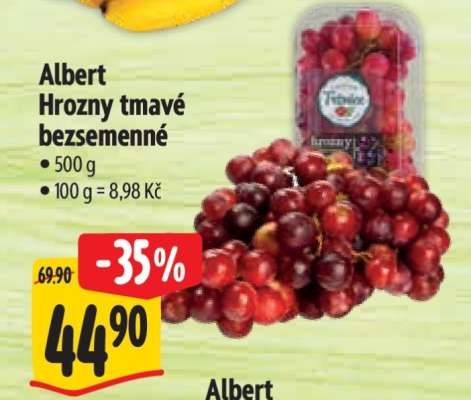 Albert Hrozny tmavé bezsemenné