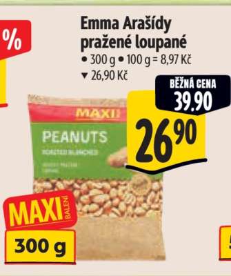 Emma Arašídy pražené loupané
