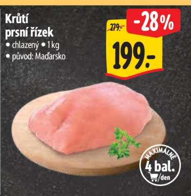Krůtí prsní řízek