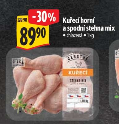 Kuřecí horní a spodní stehna mix