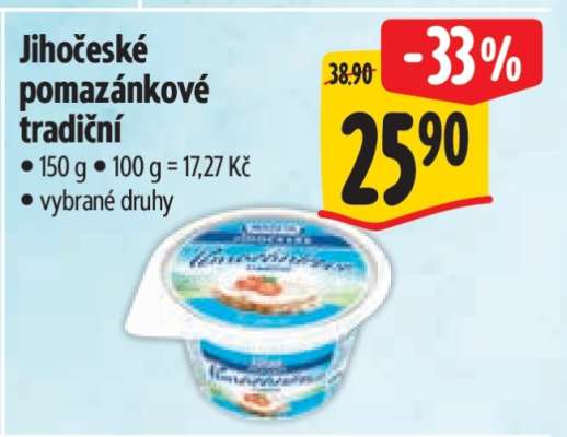 Jihočeské Pomazánkové tradiční