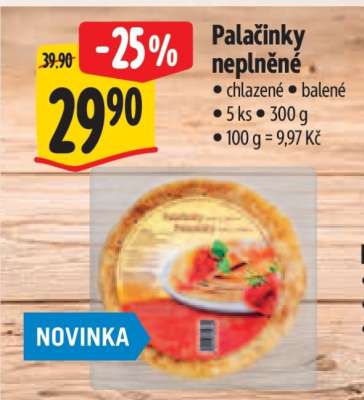 Palačinky neplněné