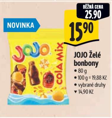 JOJO Želé bonbony