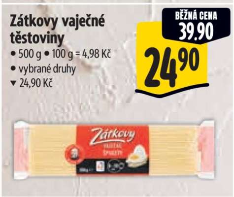 Zátkovy vaječné těstoviny