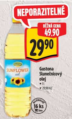 Gustona Slunečnicový olej