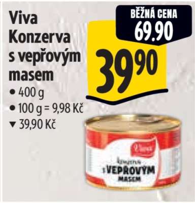 Viva Konzerva s vepřovým masem