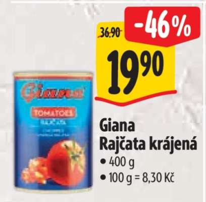 Giana Rajčata krájená