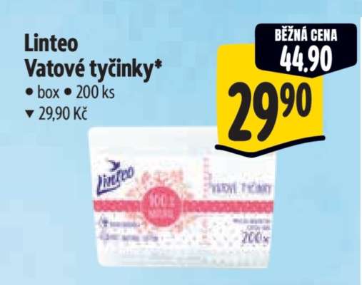 Linteo Vatové tyčinky