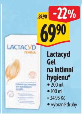 Lactacyd Gel na intimní hygienu*