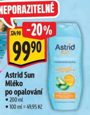 Astrid Sun mléko po opalování