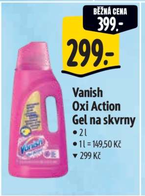 Vanish Oxi Action Gel na skvrny