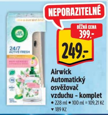 Airwick Automatický osvěžovač vzduchu komplet