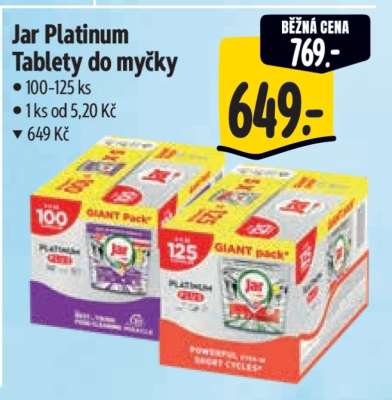 Jar Platinum tablety do myčky