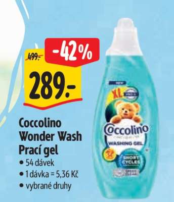 Coccolino Wonder Wash Prací gel