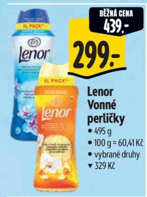 Lenor vonné perličky