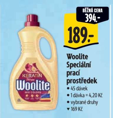 Woolite speciální prací prostředek